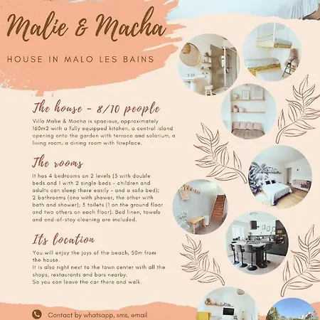 Vila Malie & Macha - Jolie Maison A Malo-les-bains *